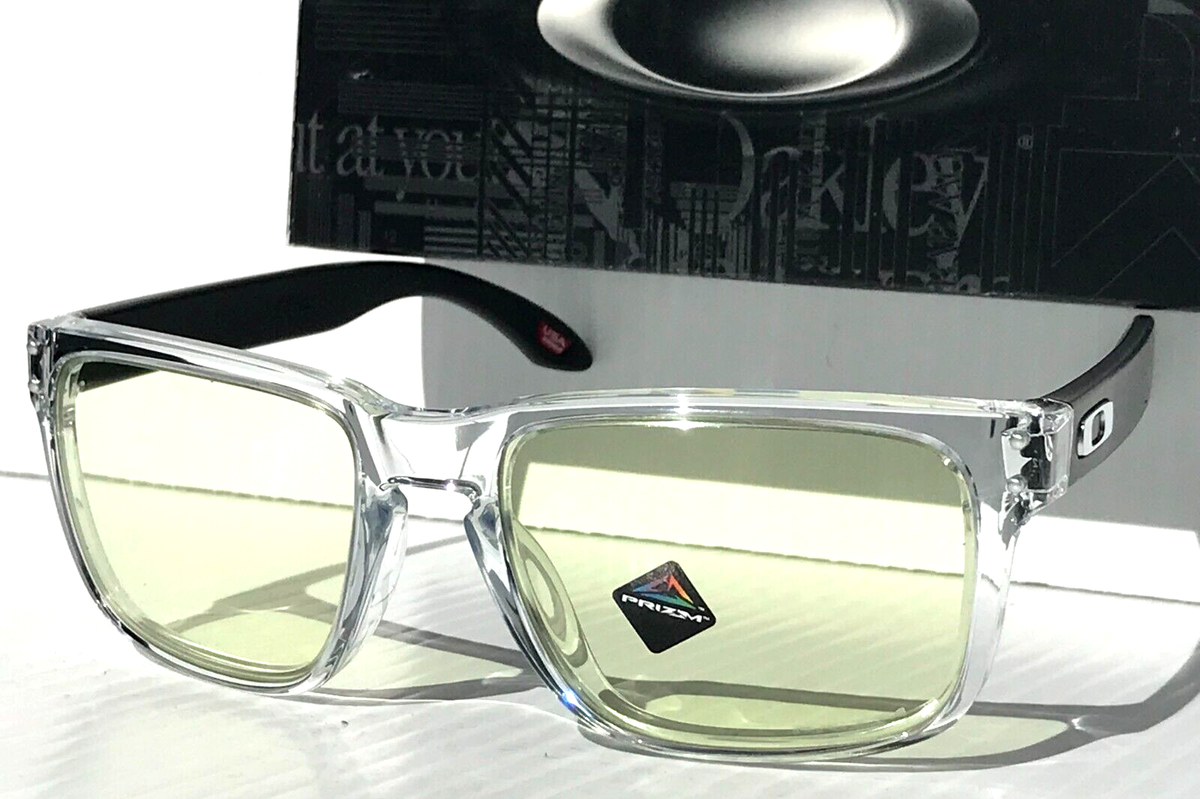 NEW Oakley HOLBROOK (A) Clear PRIZM GAMING Blue Light Blocking