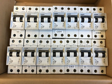 Lot of 14 Siemens Circuit Breaker 5SX22 400 Volt- 12x C6  2x C3 used