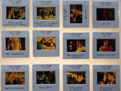 D269 12x Dias/Movie Slides DIE STIMME Ian Dury Uwe Ochsenknecht Suzanna Hamilton