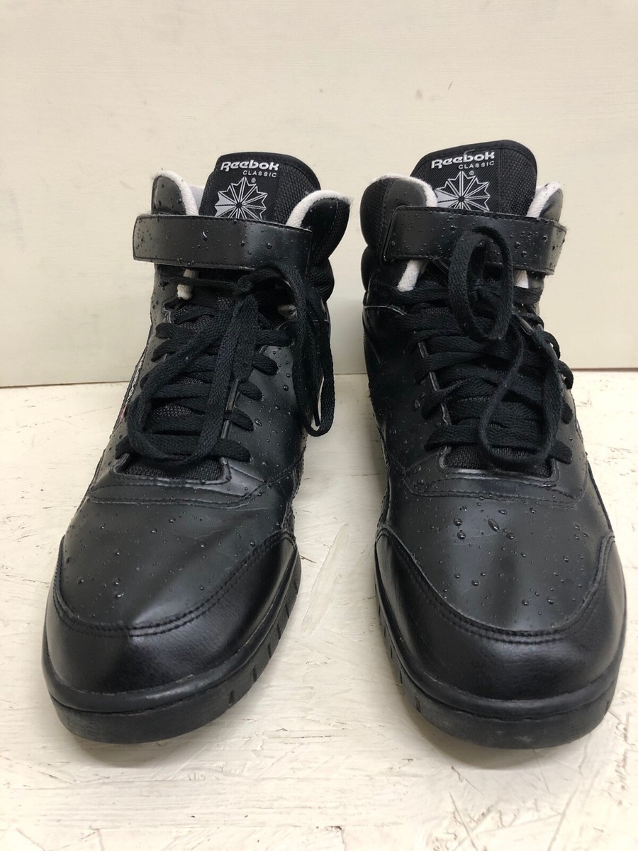 Reebok Classic Leather 059503 813 Men Basketball black Sneaker SZ