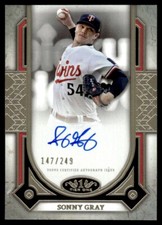 2024 Tier One Sonny Gray Auto 147/249 Minnesota Twins #PPA-SG