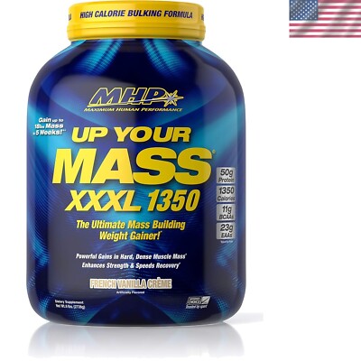 MHP UYM XXXL 1350 Mass Builder - 1350 Calories & Delicious Vanilla Flavor