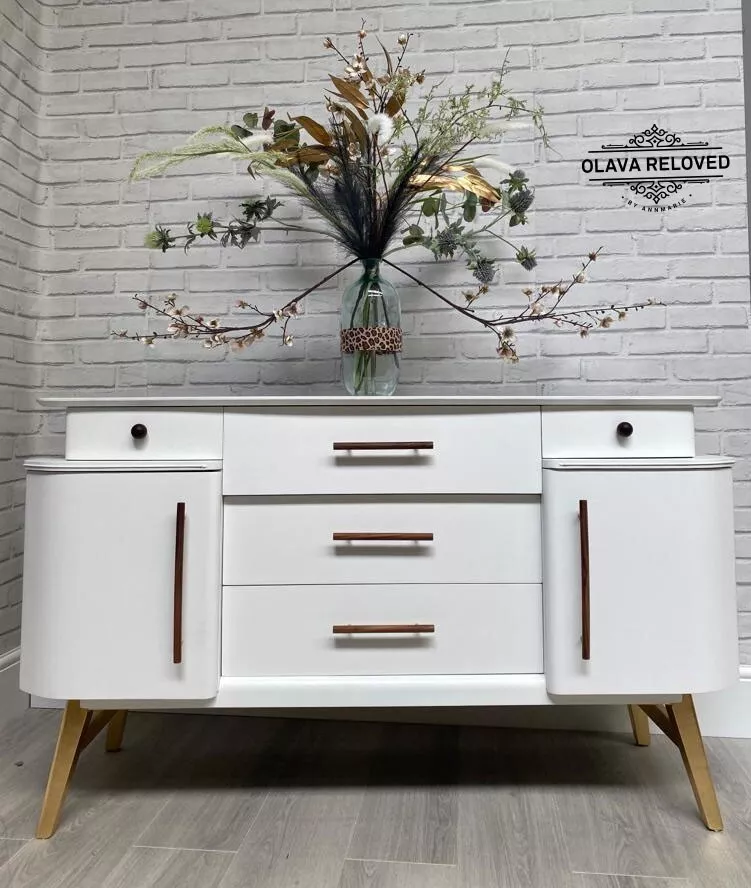 White sale retro sideboard
