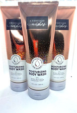 Bath  Body Works A THOUSAND WISHES BODY WASH 10 OZ/295ML SET OF 3 