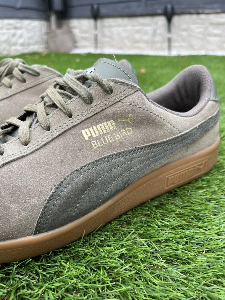 Puma Bluebird Trainers Burnt Olive UK |