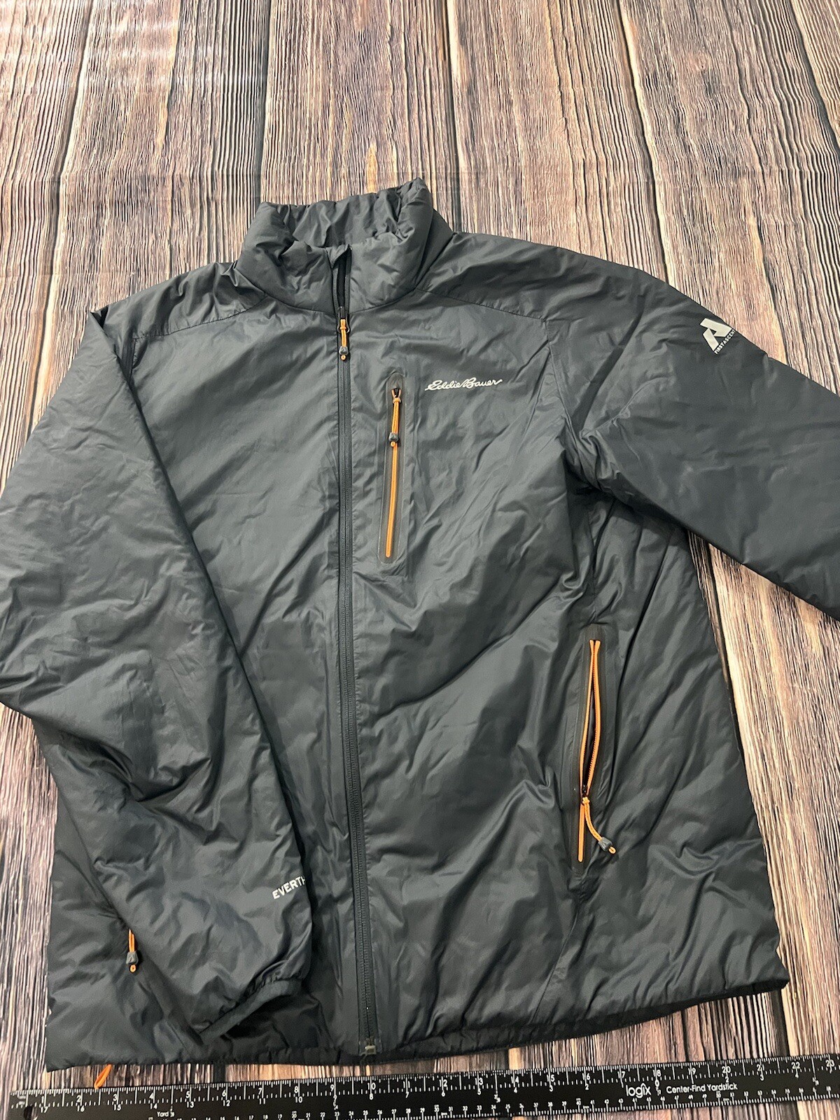 Eddie Bauer Down Jacket Mens Medium Gray First Ascent Evertherm