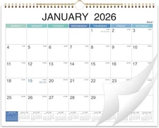 2026 Wall Calendar - 2026 Calendar, 15" x 11.5", Jan 2026 - Dec 2026, Spiral Bin