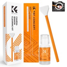 K&F CONCEPT 16mm APS-C Sensor Cleaning Swab*6 + 20ml Sensor Cleaner