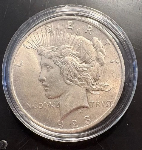 🔥1923 Peace Dollar 90% Silver CoinSnap analysis is Fine to AU🔥
