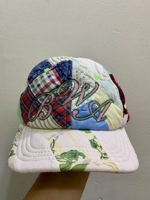 Better With Age quilt hat Multi Pattern Strap Back