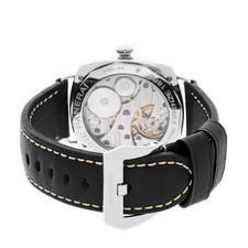 Panerai Radiomir Black Seal SS Manual 45mm Black Dial Strap Watch PAM 183 4