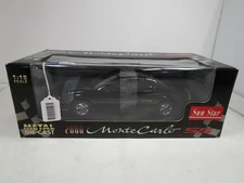 SUNSTAR 1/18 BLACK 2000 CHEVY MONTE CARLO SS *MISSING MIRROR* NOT PERFECT *READ*