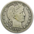 1915 Barber Quarter VF