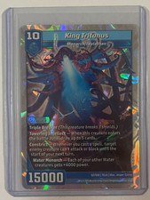 Kaijudo 1X KING TRITONUS Super Rare S2/S10 7CLA Clash of the DUEL MASTERS - 2013