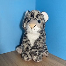 WILD REPUBLIC Snow Leopard Cub Soft Toy plush 11” tall
