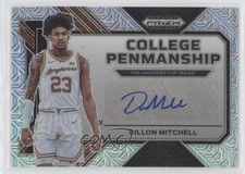 2023-24 Prizm Draft Picks College Penmanship Mojo 5/25 Dillon Mitchell Auto 13i1