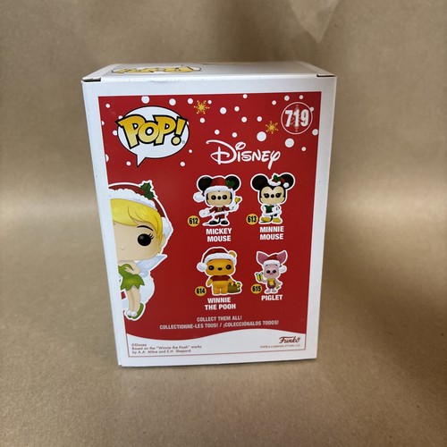 Funko Pop! Disney: Peter Pan Tinker Bell Vacaciones Navidad #719 Exclusivo Tienda - Imagen 3 de 6