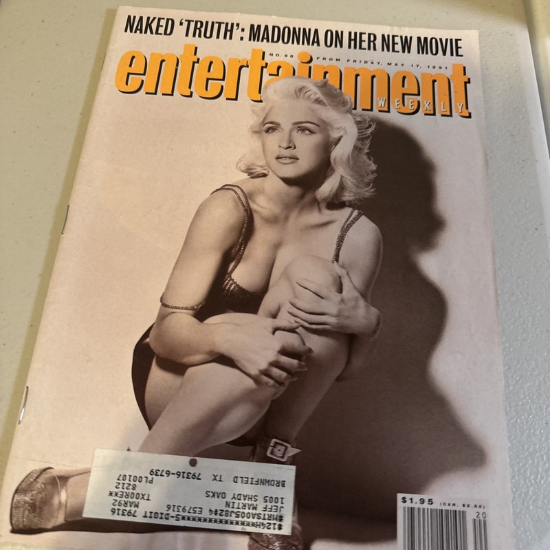 Entertainment Weekly Magazine #66 May 17, 1991 Madonna AZ