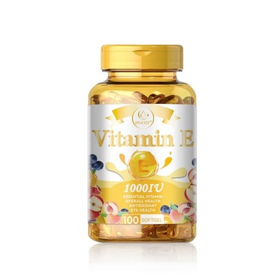 Duozi Vitamin E 1000IU Antioxidant Support Dietary Supplement - 100 Softgel