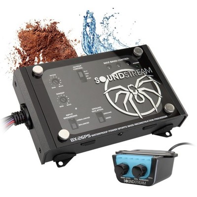 Soundstream Waterproof Bass Processor For Car Audio Marine Systems Enhanced C...