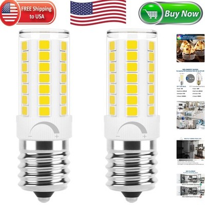 E17 Dimmable LED Bulb Pack of 2 - Energy Saving Microwave & Appliance Light