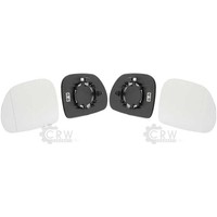 AußEnspiegelglas Set FüR Fiat Panda 169 Bj. 09.12-> AsphäRisch Beheizbar