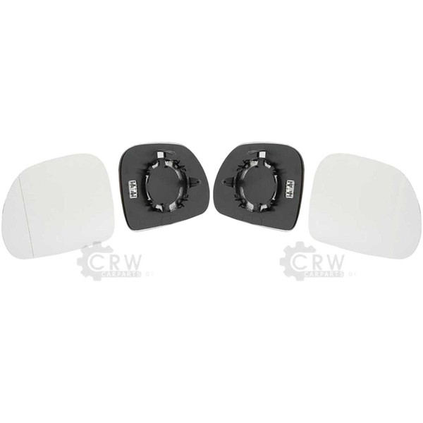 AußEnspiegelglas Set FüR Fiat Panda 169 Bj. 09.12-> AsphäRisch Beheizbar-image