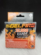 Nerf Gelfire 15,000 Rounds NEW AND SEALED Refill Pack Ammo for Pro Blasters