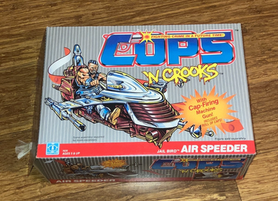 Vintage Cops 'N Crooks Jail Bird Air Speeder Vehicle 1988 Hasbro