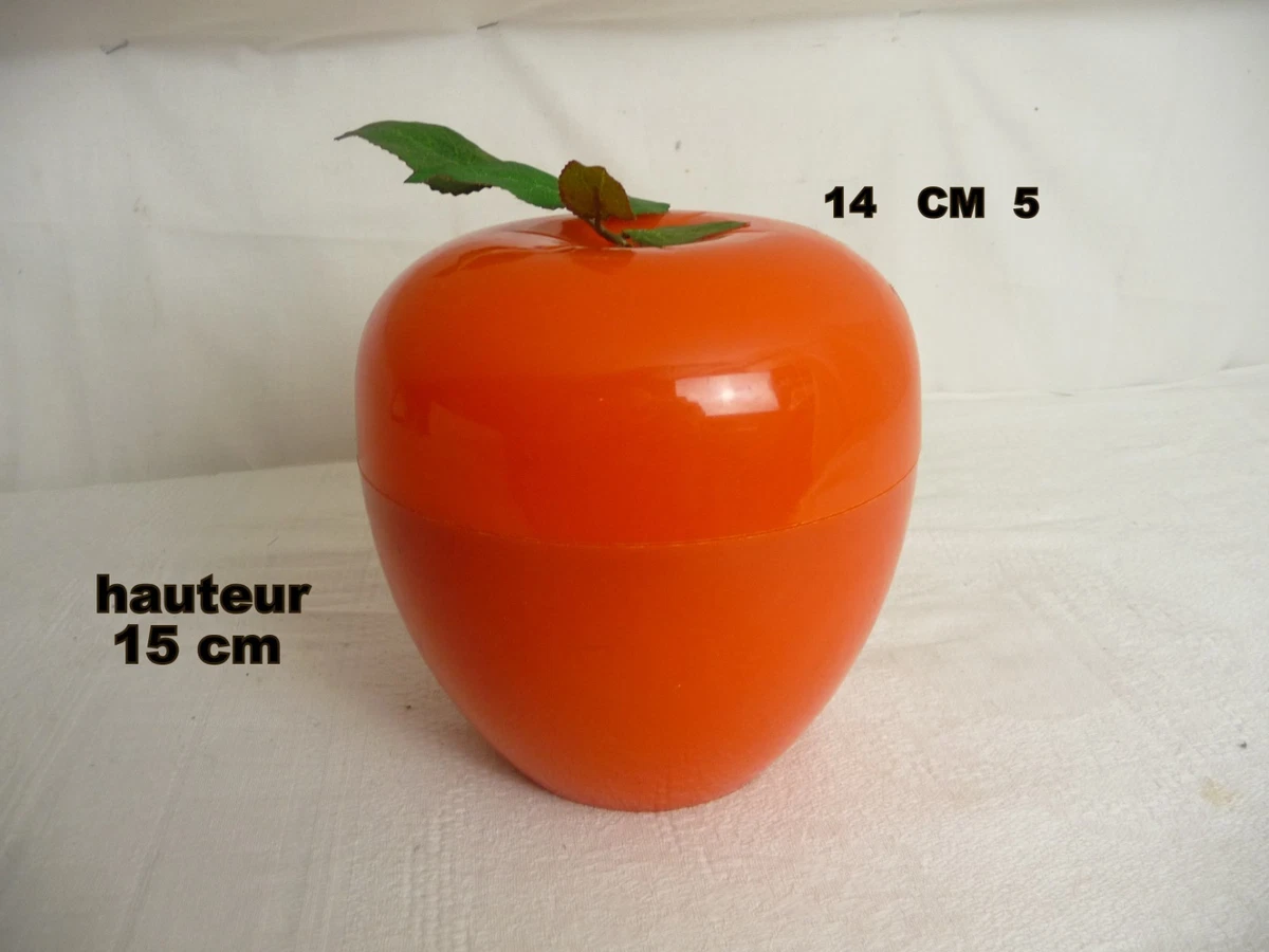 Bac a glaçons pomme orange vintage années 70 SOMM - Arts de la table