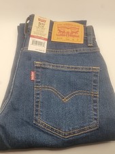 Levis 511 Jeans Slim Boys Medium Wash Size 12 Reg 26x27 Blue Denim NWT 48 msrp