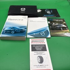 2012 Mazda CX-9 Owners Manual set With Case and free shipping