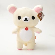 White Rilakkuma Korilakkuma Plush Stuffed Bear Doll Soft Animal Christmas Gift