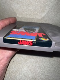Nintendo NES, RARE 1987 JAWS game w/ sleeve, TESTED, No Manual