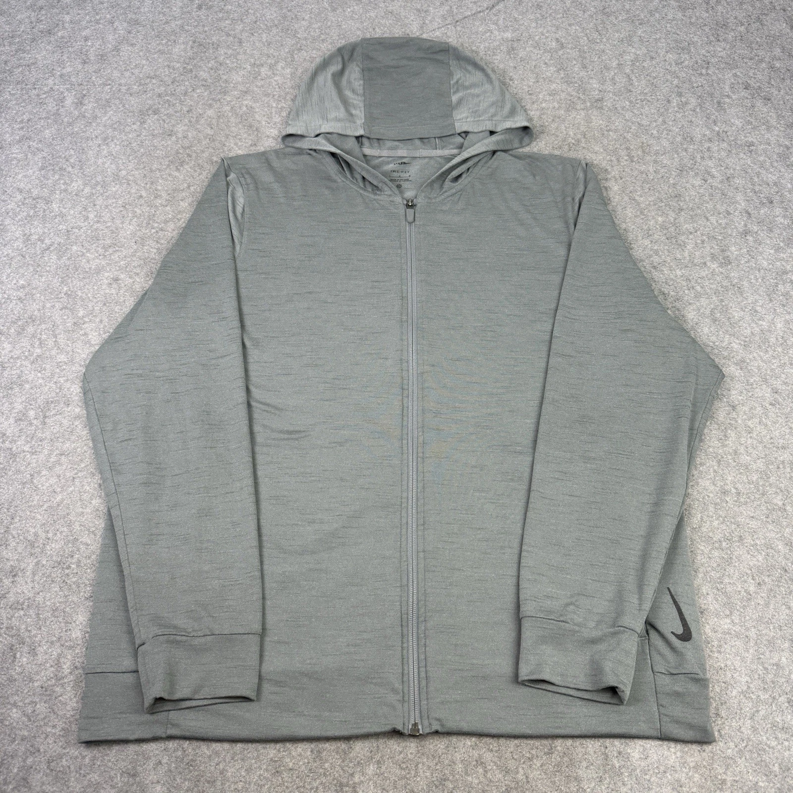 Nike Hoodie Mens Large Grey Yoga Dri-Fit Full Zip Training Active Gym Athletic
Opens in a new window