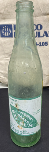 Puerto Rico, VINTAGE, PONCE, AROMATIC BAY RUM., used, dug bottle