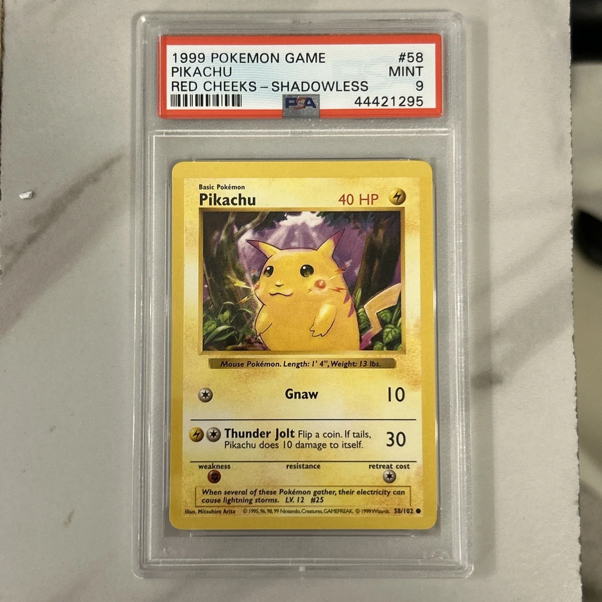 Pokémon TCG Grade 9 Pikachu Individual Collectible Card Game Cards