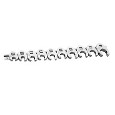 10 Piece Crowfoot Wrench Set 38 Inch Drive Metric Flare Nut Wrenches Chrome