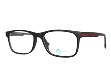 NEW MODERN OPTICAL ASSOCIATE BLACK RED AUTHENTIC EYEGLASSES FRAMES 55-19-145MM