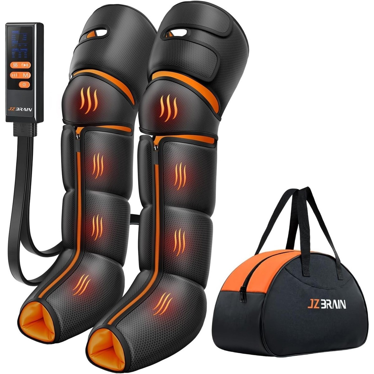 JZBRAIN Leg Massager Heat & Compression Sequential Compression