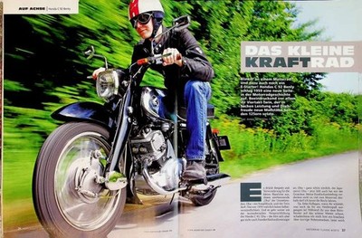 Motorrad Classic 1959) Honda C 92 Benly mit 11,5PS in einer seltenen Vorstellung