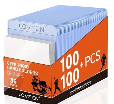 10 halbstarre Kartenhalter + 10 Hüllen Set für Lovfen 35pt 