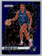 Diamond Miller 2024 Panini Prizm WNBA #63 Blue Velocity Prizms Minnesota Lynx