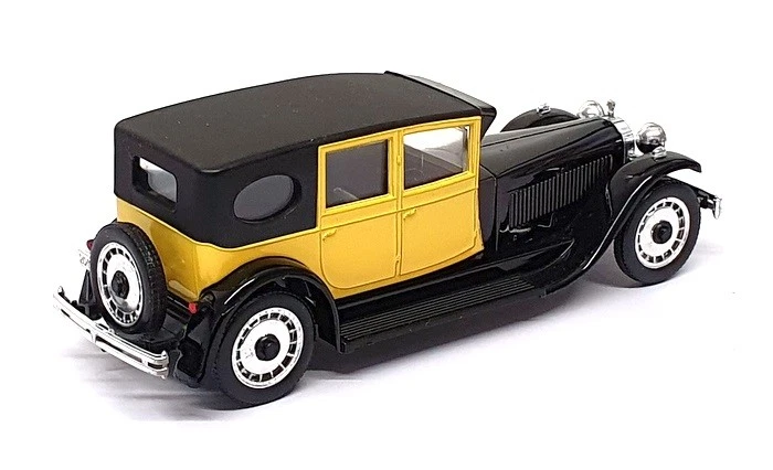Rio Models 1/43 Scale No. 37 - 1927 Bugatti Royale Mod. 41 - Black/Yellow - Image 2 of 4
