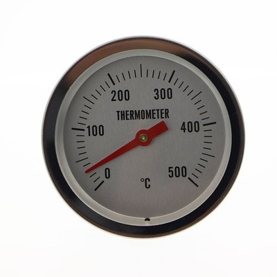 Thermometer für Backofen und Grill Edelstahl 6 cm 4 cm kurze Sondenlehre