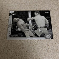 2015 UFC Chronicles Weidman Vs Silva Black And White 007/188