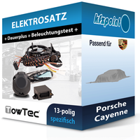 für Porsche Cayenne 08.2023-Jetzt Towtec E-Satz 13Polig Fahrzeugspezifisch NEU
