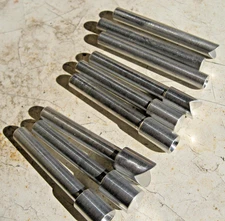 12 DOPS FOR FACETING, 1/4" shank