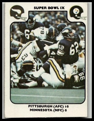 1977 Fleer Team Action #65 Super Bowl