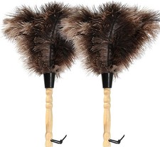 Ostrich Feather Duster 14 inch Feather Duster Fluffy Natural Genuine Ostrich Fea